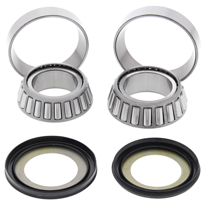 All Balls Racing 92-05 Kawasaki KX125 Steering Bearing Kit All Balls Racing Steering Knuckles & Spindles  AXOPROS