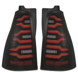 AlphaRex 03-09 Toyota 4Runner LUXX-Series LED Tail Lights- Black/Red AlphaRex Tail Lights  AXOPROS