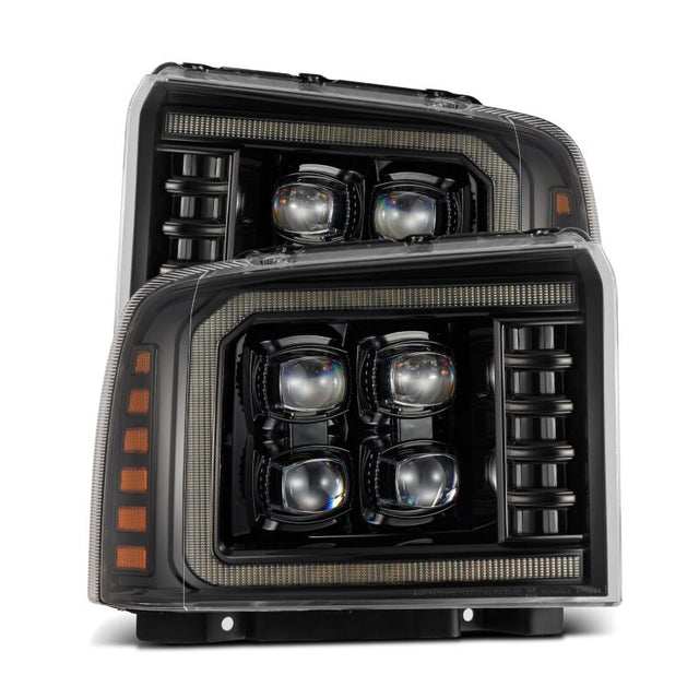 AlphaRex 05-07 Ford Super Duty/Excursion NOVA-Series LED Projector Headlights Alpha-Blk w/Activ Ligh AlphaRex Headlights  AXOPROS