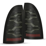 AlphaRex 05-15 Toyota Tacoma LUXX LED Taillights Alpha Blk w/Activ Light/Seq Signal AlphaRex Tail Lights  AXOPROS