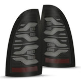 AlphaRex 05-15 Toyota Tacoma LUXX LED Taillights Blk w/Activ Light/Seq Signal AlphaRex Tail Lights  AXOPROS