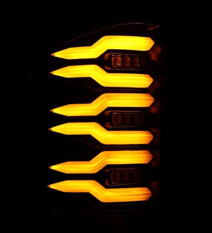 AlphaRex 07-13 Chevrolet Silverado 1500 (Ex. Hybrid Models) LUXX-Series LED Tail Lights Alpha-Black AlphaRex Tail Lights  AXOPROS