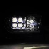 AlphaRex 07-13 Toyota Tundra NOVA LED Proj Headlights Alpha-Black w/Activ Light/Seq Signal/DRL AlphaRex Headlights  AXOPROS