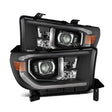 AlphaRex 07-13 Toyota Tundra/08-17 Sequoia G2 PRO-Series Projector Headlights Black -NO Lvl Adjuster AlphaRex Headlights  AXOPROS