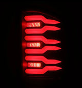 AlphaRex 07-14 Chevrolet Silverado 1500/2500HD/3500HD Luxx-Series LED Tail Lights Blk w/Smoked Lens AlphaRex Tail Lights  AXOPROS