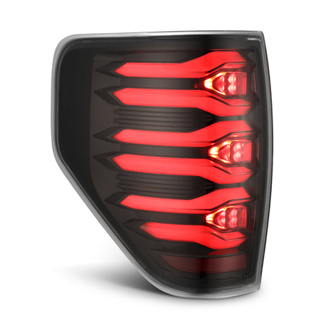 AlphaRex 09-14 Ford F150 LUXX LED Taillights - AlphaBlack Housing AlphaRex Tail Lights  AXOPROS