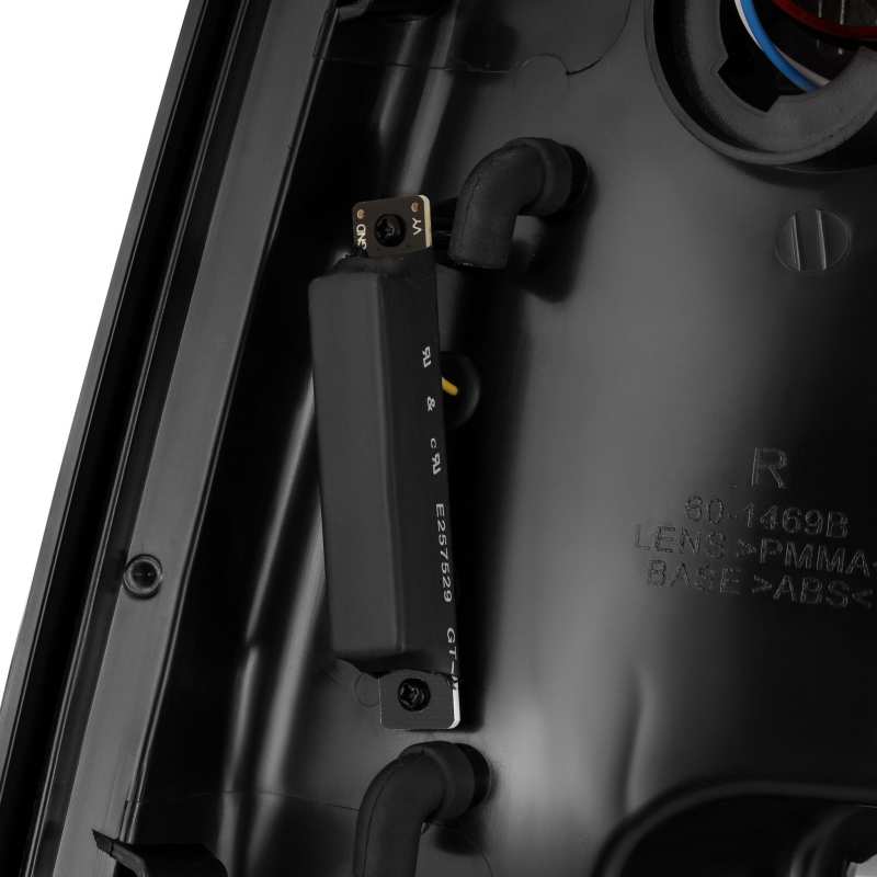 AlphaRex 09-18 Dodge Ram 1500 PRO-Series LED Tail Lights Jet Black AlphaRex Tail Lights  AXOPROS