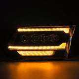 AlphaRex 09-18 Dodge Ram 2500 NOVA LED Proj Headlights Plank Style Design Black w/ Activation Light AlphaRex Headlights  AXOPROS