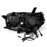 AlphaRex 10-13 Toyota 4Runner PRO-Series Proj Headlights Plank Style Alpha Blk w/Seq Signal/DRL AlphaRex Headlights  AXOPROS