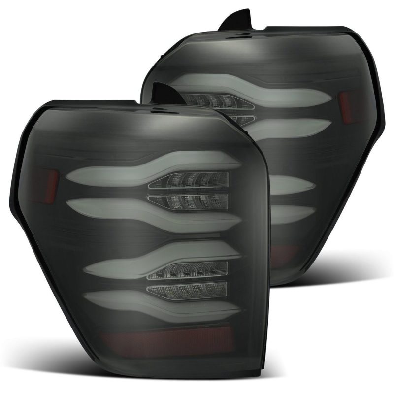 AlphaRex 10-21 Toyota 4Runner PRO-Series LED Tail Lights Jet Black AlphaRex Tail Lights  AXOPROS