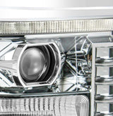 AlphaRex 11-16 Ford F-250 SD PRO-Series Projector Headlights Plank Style Design Chrome w/Seq Signal AlphaRex Headlights  AXOPROS