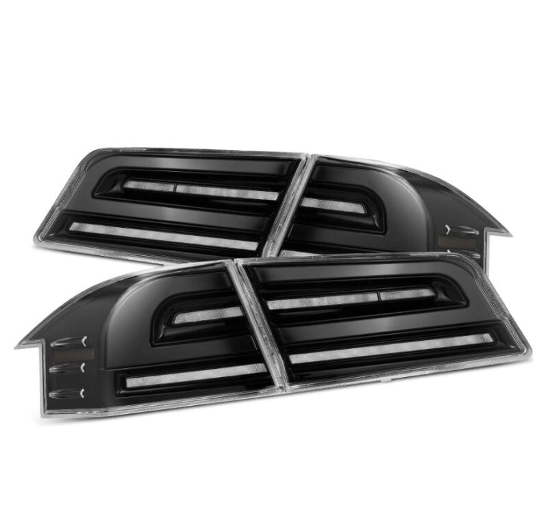 AlphaRex 12-21 Tesla Model S LUXX-Series LED Tail Lights - Alpha-Black AlphaRex Tail Lights  AXOPROS