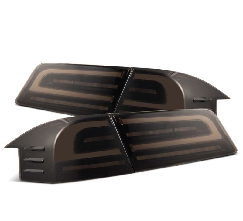 AlphaRex 12-21 Tesla Model S LUXX-Series LED Tail Lights - Black AlphaRex Tail Lights  AXOPROS