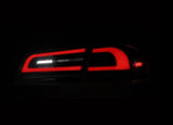 AlphaRex 12-21 Tesla Model S LUXX-Series LED Tail Lights - Black/Red AlphaRex Tail Lights  AXOPROS