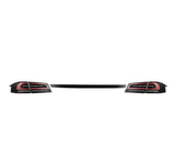 AlphaRex 12-21 Tesla Model S LUXX-Series LED Tail Lights - Black/Red AlphaRex Tail Lights  AXOPROS