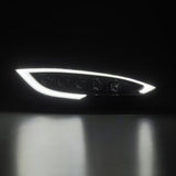 AlphaRex 12-21 Tesla Model S NOVA-Series LED Proj Headlights Blk w/Activtn Light & Seq.Sig / SB DRL AlphaRex Headlights  AXOPROS