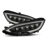 AlphaRex 12-21 Tesla Model S NOVA-Series LED Proj Headlights Blk w/Activtn Light & Seq.Sig / SB DRL AlphaRex Headlights  AXOPROS