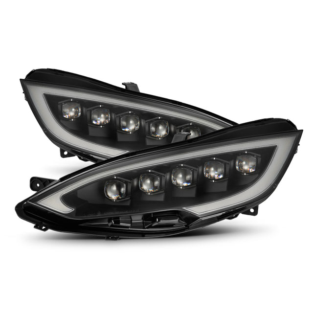 AlphaRex 12-21 Tesla Model S NOVA-Series LED Proj Headlights Blk w/Activtn Light & Seq.Sig / SB DRL AlphaRex Headlights  AXOPROS