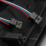 AlphaRex 14-18 Chevrolet Silverado 1500 PRO-Series LED Tail Lights Jet Black AlphaRex Tail Lights  AXOPROS