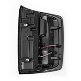 AlphaRex 14-18 Chevrolet Silverado 1500 PRO-Series LED Tail Lights Jet Black AlphaRex Tail Lights  AXOPROS