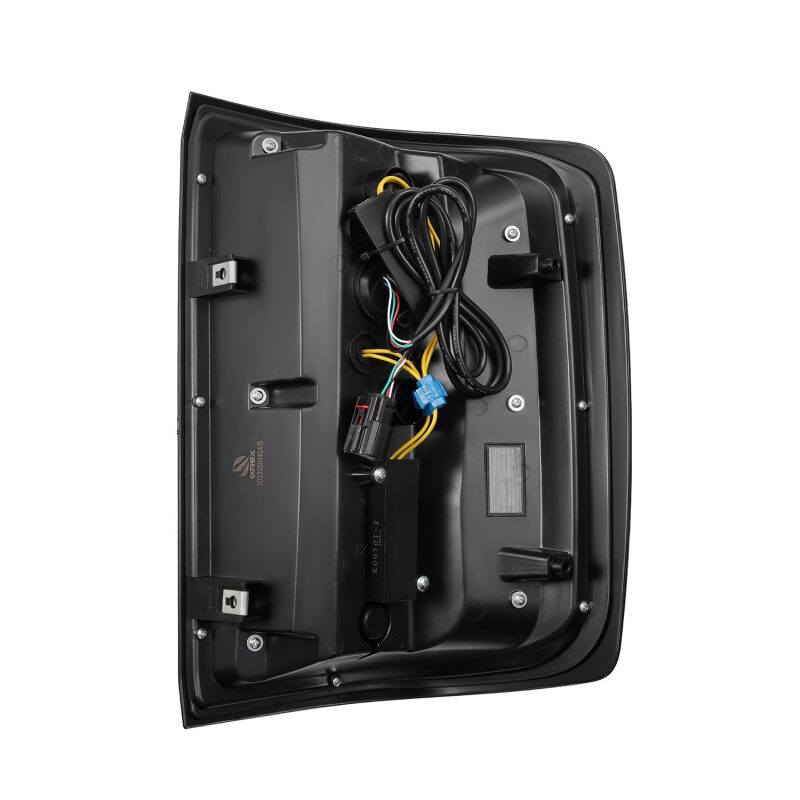 AlphaRex 14-18 Chevy Silverado 1500 Luxx-Series LED Tail Lights Alpha-Black w/Activ Light/Seq Signal AlphaRex Tail Lights  AXOPROS