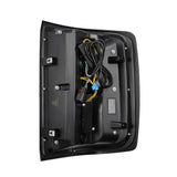 AlphaRex 14-18 Chevy Silverado 1500 Luxx-Series LED Tail Lights Black/Red w/Activ Light/Seq Signal AlphaRex Tail Lights  AXOPROS