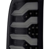 AlphaRex 14-18 GMC Sierra 1500 PRO-Series LED Tail Lights Jet Black AlphaRex Tail Lights  AXOPROS
