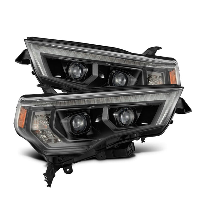 AlphaRex 14-20 Toyota 4Runner PRO-Series LED Proj Headlights Alpha-Black w/Sequential Signal/DRL AlphaRex Headlights  AXOPROS