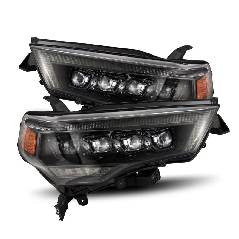 AlphaRex 14-22 Toyota 4Runner (2021 Req. Conv) NOVA LED Proj HL Alpha-Blk Actv Lgt Seq. Sig + SB DRL AlphaRex Headlights  AXOPROS