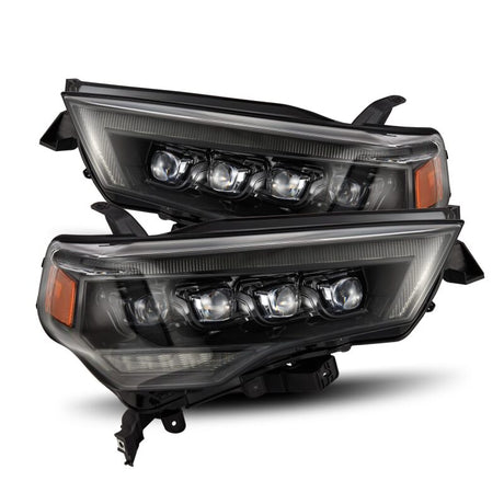 AlphaRex 14-22 Toyota 4Runner (2021 Req. Conv) NOVA LED Proj HL Alpha-Blk Actv Lgt Seq. Sig + SB DRL AlphaRex Headlights  AXOPROS