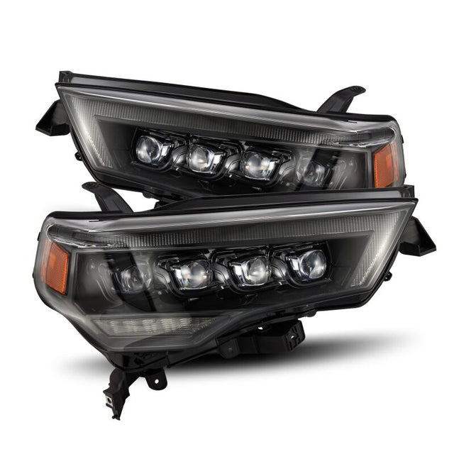 AlphaRex 14-22 Toyota 4Runner (2021 Req. Conv) NOVA LED Proj HL Alpha-Blk Actv Lgt Seq. Sig + SB DRL AlphaRex Headlights  AXOPROS