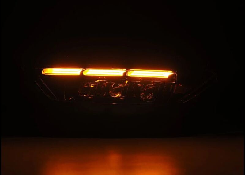 AlphaRex 15-17 Ford Mustang NOVA LED Proj Headlights Alpha Black w/Activ Light/Seq Signal/Switch DRL AlphaRex Headlights  AXOPROS