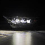 AlphaRex 15-17 Ford Mustang NOVA LED Proj HL Alpha-Black w/Activ Light/Seq. Signal + Switchback DRL AlphaRex Headlights  AXOPROS