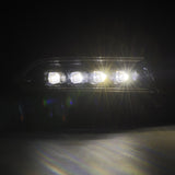 AlphaRex 15-23 Dodge Charger NOVA LED Proj Headlights Alpha-Blk w/Actv Light & Seq.Sig / SB DRL AlphaRex Headlights  AXOPROS