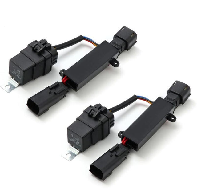 AlphaRex 16-18 GMC Sierra Stock LED Headlights to AlphaRex Projector Headlight Converters AlphaRex Wiring Connectors  AXOPROS