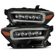 AlphaRex 16-20 Toyota Tacoma NOVA LED Projector Headlights Plank Style Black w/Activation Light AlphaRex Headlights  AXOPROS