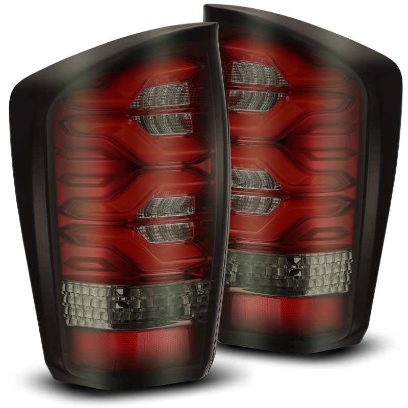 AlphaRex 16-20 Toyota Tacoma PRO-Series LED Tail Lights Red Smoke AlphaRex Tail Lights  AXOPROS