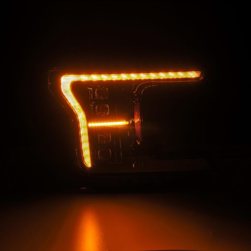 AlphaRex 18-20 Ford F-150 NOVA LED Proj Headlight Alpha Blk (14th Gen G2 Style) AlphaRex Headlights  AXOPROS