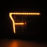 AlphaRex 18-20 Ford F-150 (Req. Conv F150 w/LED) LUXX LED Proj HL Alpha-Blk w/Actv Lt Seq Sig SB DRL AlphaRex Headlights  AXOPROS