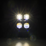 AlphaRex 18-23 Jeep Wrangler JL/Gladiator JT LED Proj Headlights Alpha-Blk w/ Activ Light/Seq Signal AlphaRex Headlights  AXOPROS