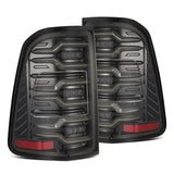 AlphaRex 19-21 Dodge Ram 1500 Luxx-Series LED Tail Lights Alpha-Black w/Activ Light/Seq Signal AlphaRex Tail Lights  AXOPROS