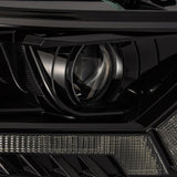 AlphaRex 19-21 Ford Ranger LUXX LED Proj Headlights Plank Style Alpha Black w/Seq Signal/DRL AlphaRex Headlights  AXOPROS
