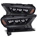 AlphaRex 19-21 Ford Ranger NOVA LED Proj Headlight Plnk Style Alpha Blk w/Activ Light/Seq Signal/DRL AlphaRex Headlights  AXOPROS