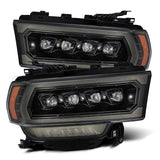 AlphaRex 19-21 Ram 2500 NOVA LED Proj Headlights Plank Style Alpha Blk w/Activ Light/Seq Signal/DRL AlphaRex Headlights  AXOPROS