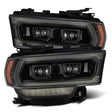 AlphaRex 19-21 Ram 2500 PRO-Series Projector Headlights Plank Style Alpha Black w/Activation Light AlphaRex Headlights  AXOPROS