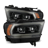 AlphaRex 19-22 Ram 1500 LUXX LED Projector Headlights Alpha Black AlphaRex Headlights  AXOPROS