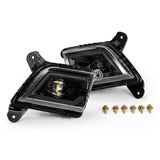 Alpharex 19-23 Chevrolet Silverado 2500/3500HD DoubleTap Dual Color LED Projector Fog Lights AlphaRex Fog Lights  AXOPROS