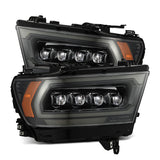 AlphaRex 19-23 Dodge Ram 1500 (No Clsc/Ltd/TRX) NOVA-Series LED Proj HL Alpha-Black (Converter Req.) AlphaRex Headlights  AXOPROS