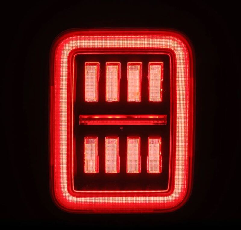 AlphaRex 19-24 Jeep Gladiator JT Nova-Series Prismatic LED Tail Lights - Alpha-Black AlphaRex Tail Lights  AXOPROS