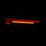 AlphaRex 20-24 Toyota Supra LUXX-Series Laser Style LED Tail Lights Black-Red AlphaRex Tail Lights  AXOPROS